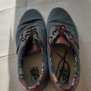 VANS Grey Canvas Shoes Size 12